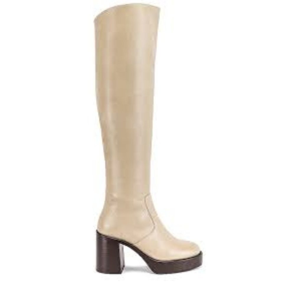 Simon Miller Cream Heeled Boots